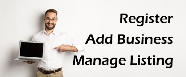 Register Add Business Manage Listing
