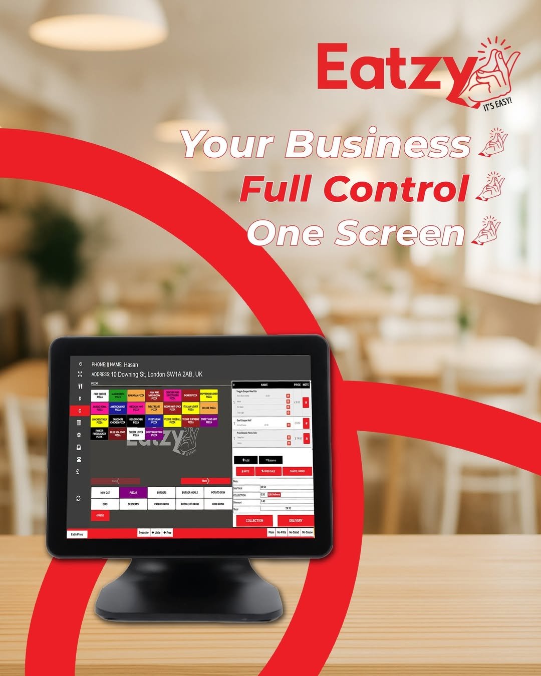 EATZY ONLINE ORDERING SYSTEMS