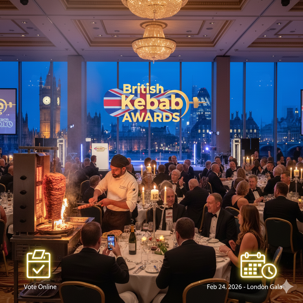 Countdown begins for voting and reservations for the ‘British Kebab Awards’