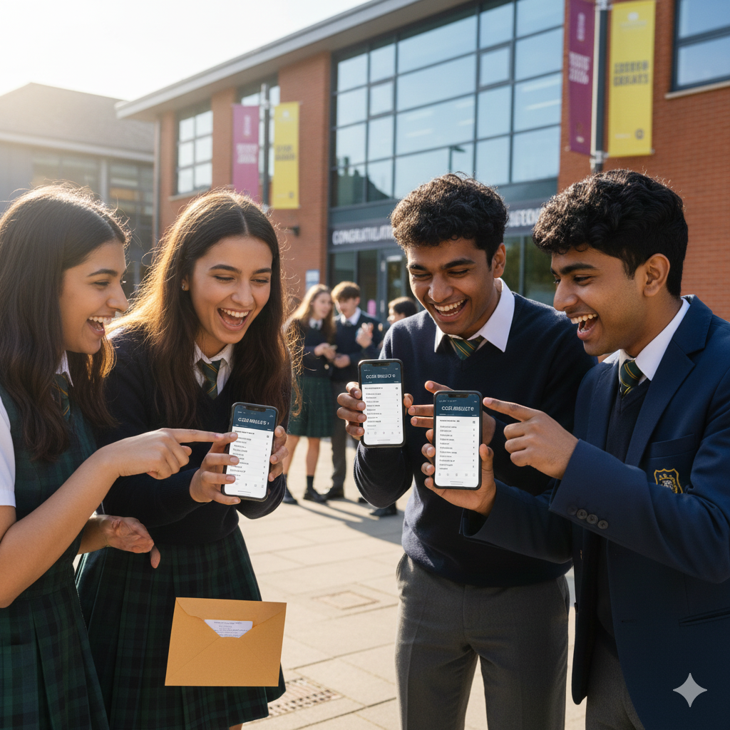 Digital era for GCSE results: Students to view grades on mobile phones