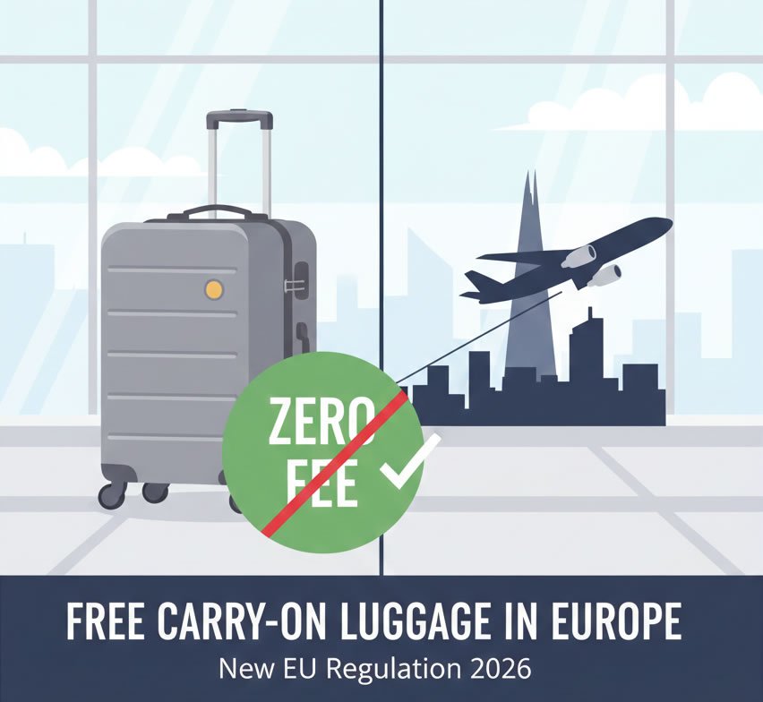 Free carry-on luggage coming soon to European flights