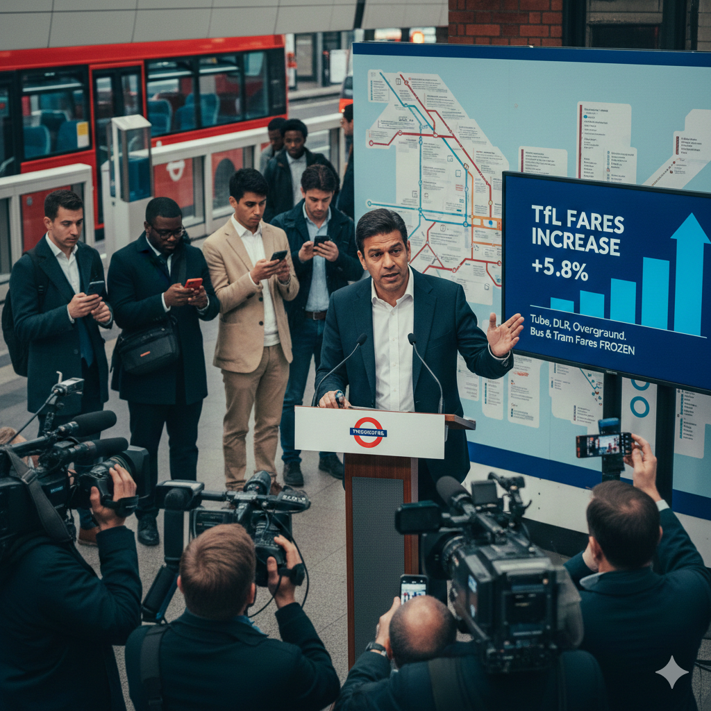 London Tube and Train fares set to rise, Mayor Sadiq Khan confirms