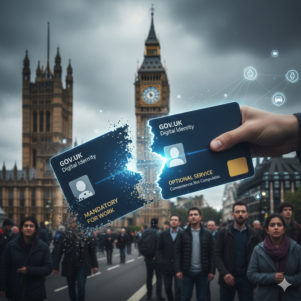 Major U-turn: UK government drops mandatory digital ID plans for workers