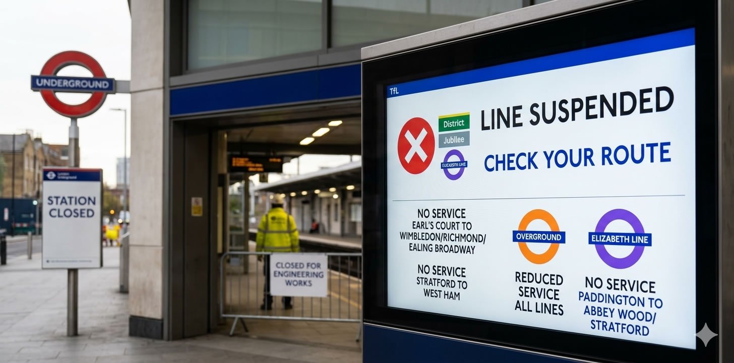 Major weekend closures hit London Underground and TfL lines