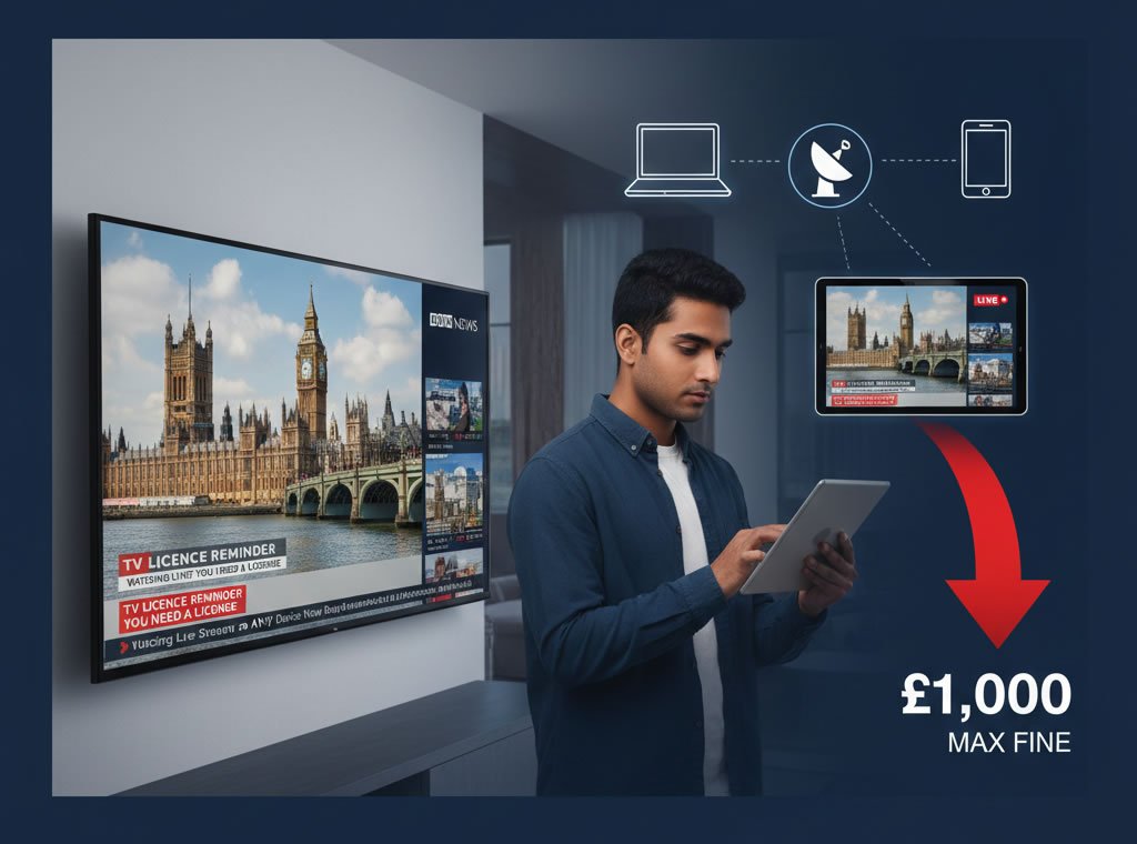 New rules mean anyone watching live TV will be required to pay TV licence fee