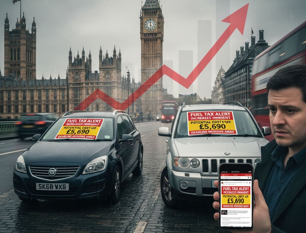 Petrol and diesel drivers face big VED rises