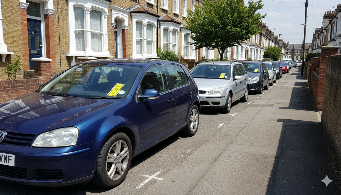 Warning to drivers: Parking on the pavement in front of your home could lead to a one thousand pound fine