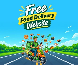Free Food Ordering Website
